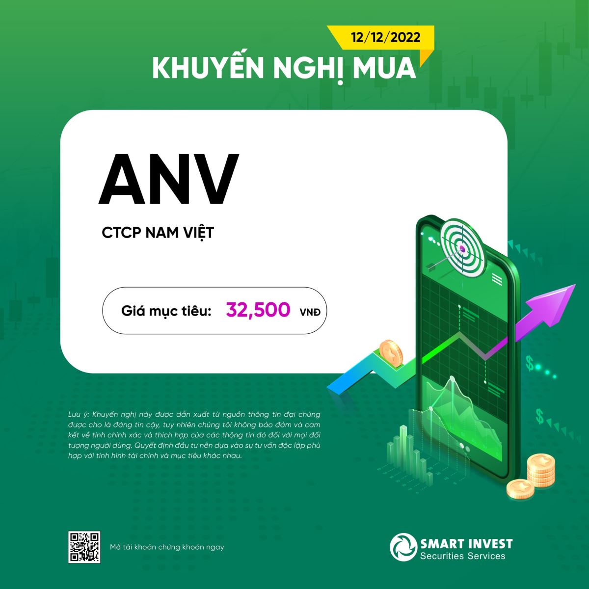 KHUYẾN NGHỊ MUA ANV - MỤC TIÊU 32,500 VND 1 ANV