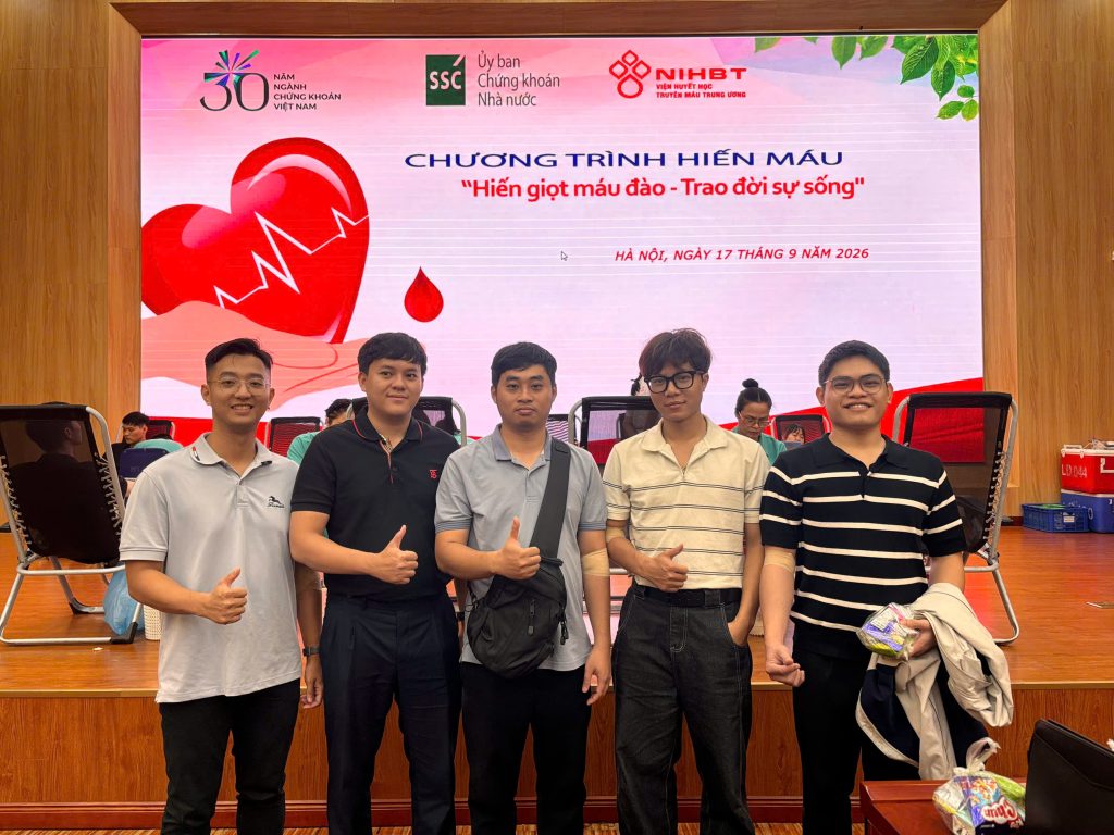 AAS staff joining the voluntary blood donation programme 2026