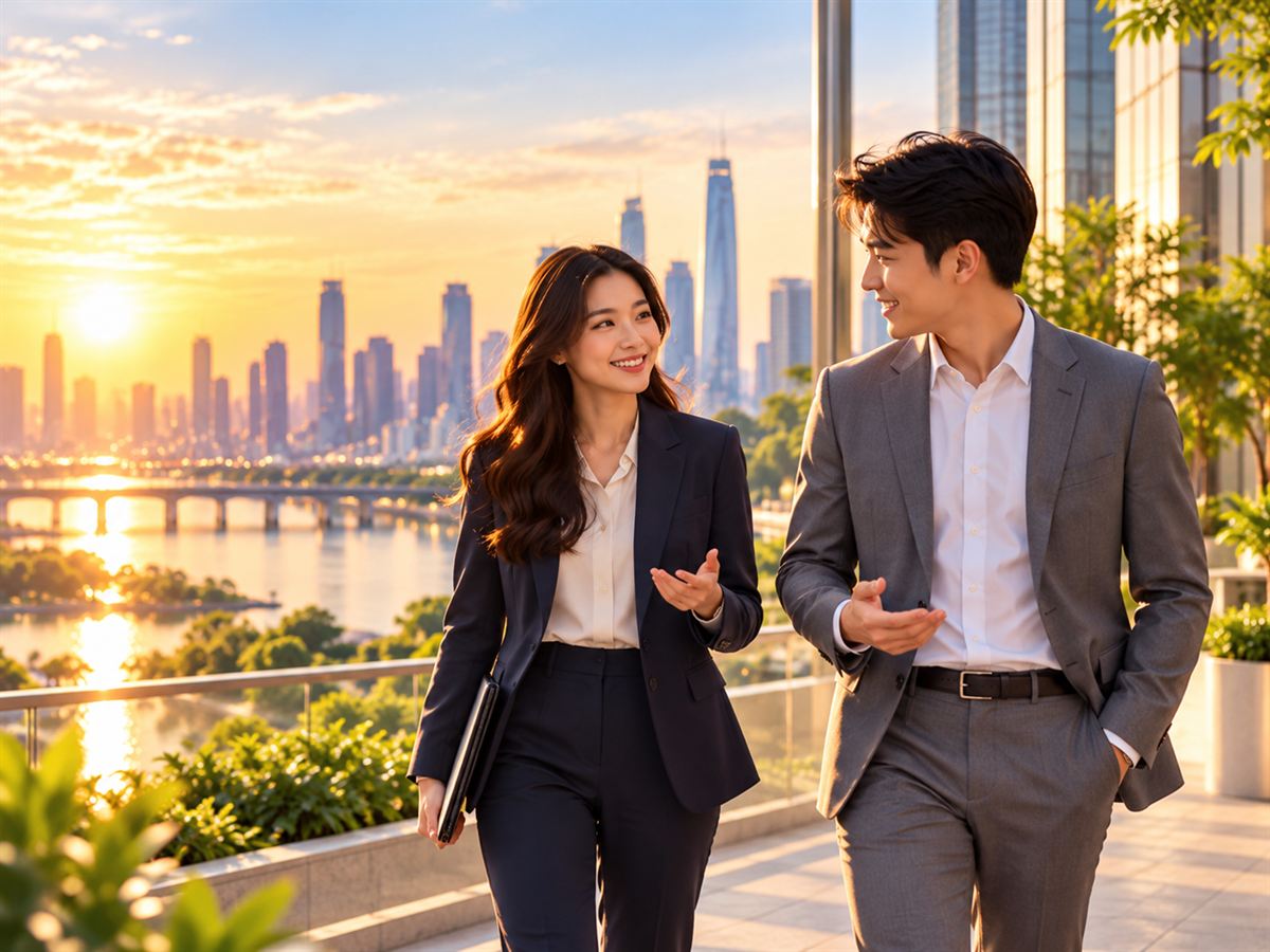An AAS advisor meeting a client in person