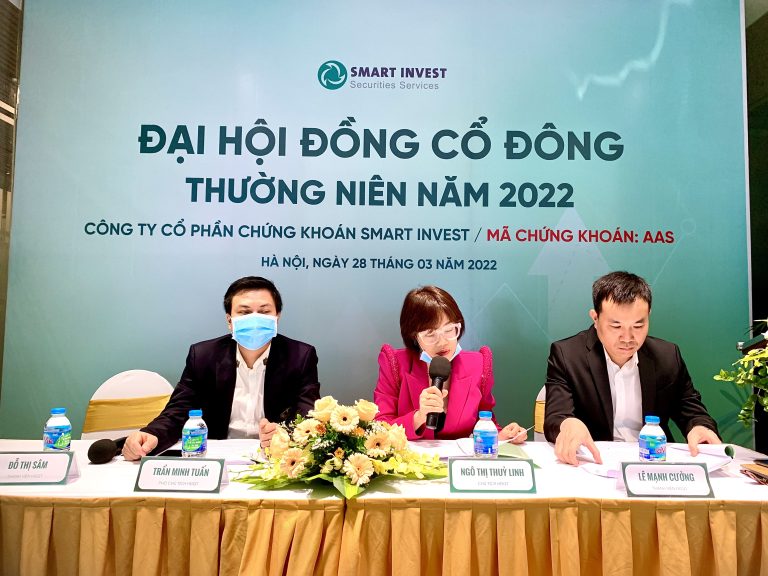 ĐẠI HỘI CỔ ĐÔNG CỔ ĐÔNG THƯỜNG NIÊN NĂM 2022 – CÔNG TY CP CHỨNG KHOÁN SMART INVEST