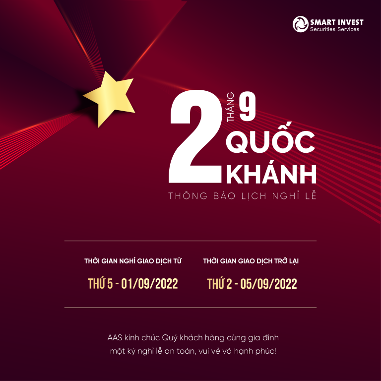 📣📣 THÔNG BÁO NGHỈ QUỐC KHÁNH 02/09