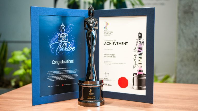 SMART INVEST ĐƯỢC VINH DANH NƠI LÀM VIỆC XUẤT SẮC NHẤT CHÂU Á (HRAA 2022)
