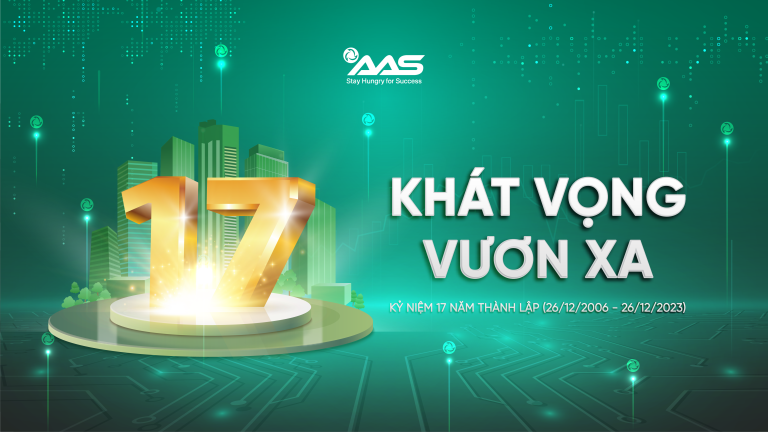 CHÚC MỪNG 17 NĂM THÀNH LẬP AAS