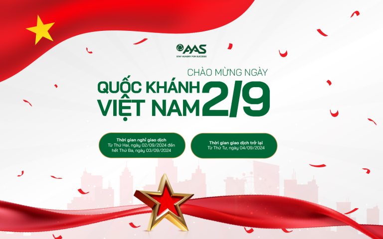 AAS THÔNG BÁO NGHỈ LỄ QUỐC KHÁNH 02/09