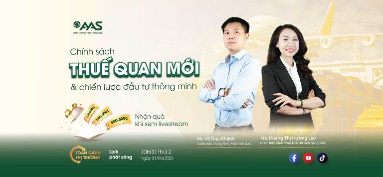LIVESTREAM: TOÀN CẢNH THỊ TRƯỜNG | 31/03/2025 | CHÍNH SÁCH THUẾ QUAN MỚI VÀ CHIẾN LƯỢC ĐẦU TƯ THÔNG MINH