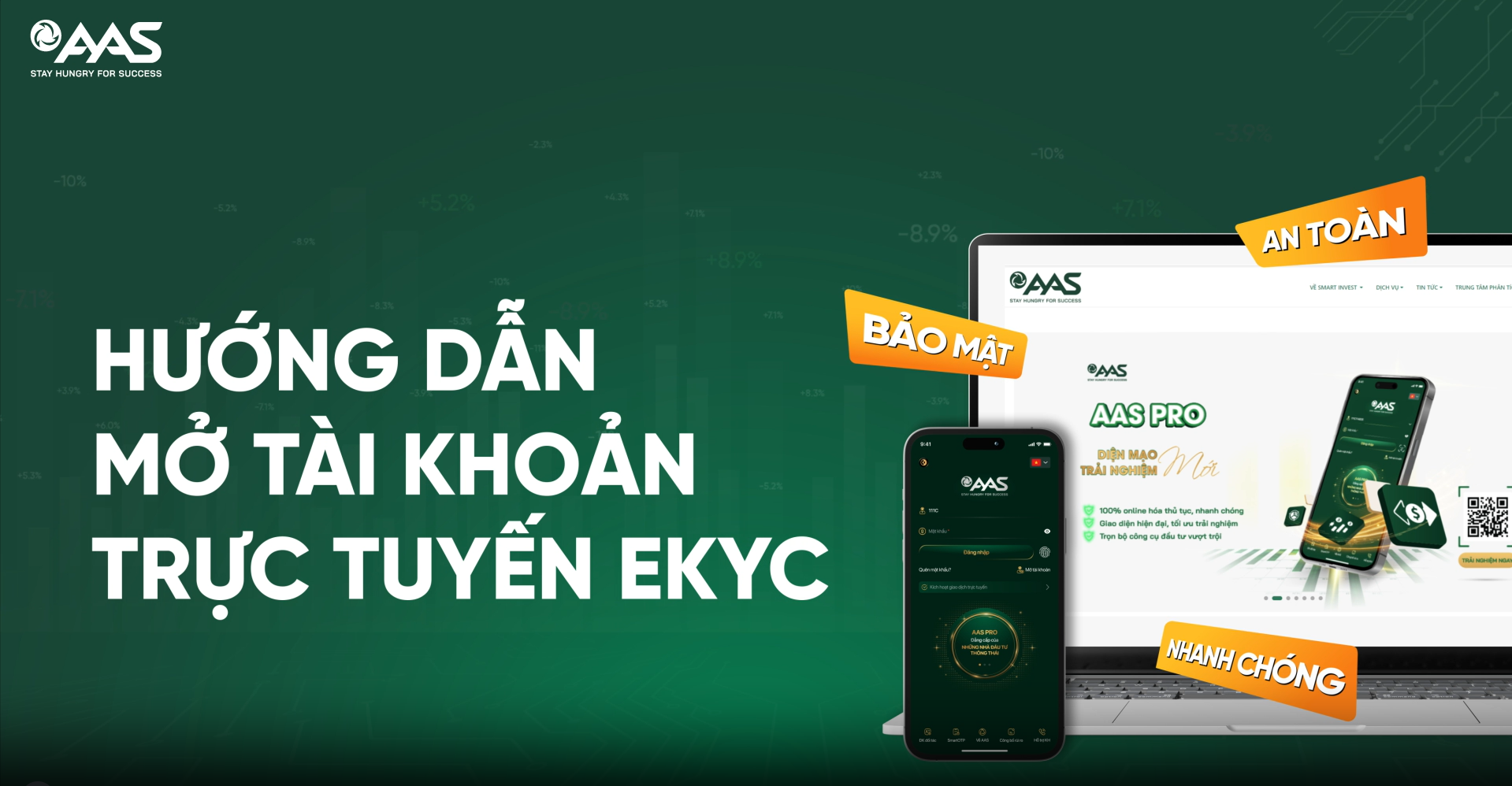 [Video] Instructions on how to open an EKYC securities account on the AAS PRO application