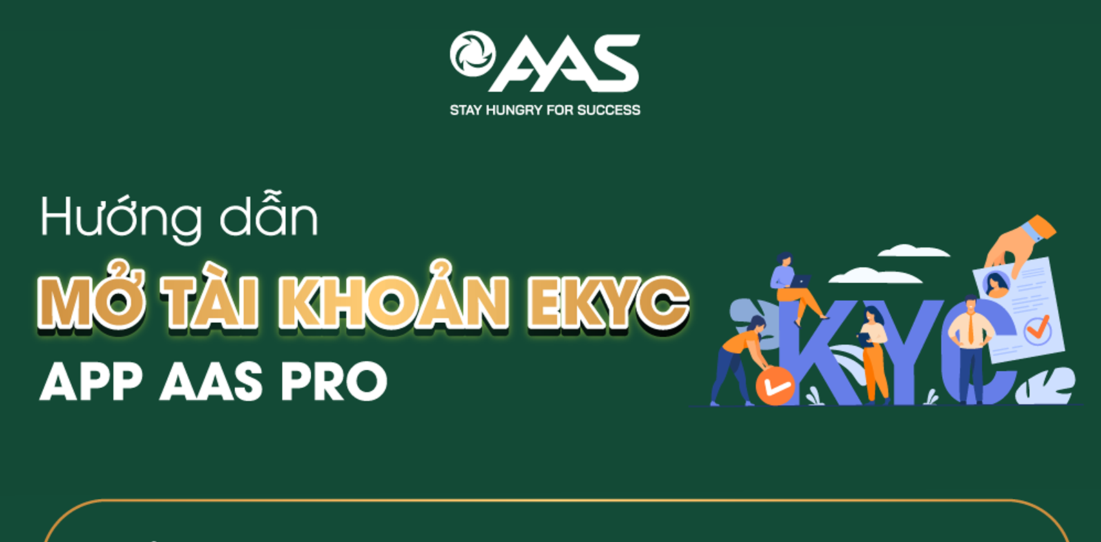 Guide to opening an Ekyc account with the AAS PRO application