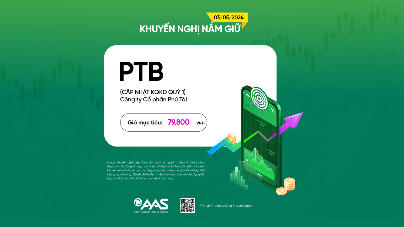 CẬP NHẬT PTB: Còn nhiều tiềm năng tăng giá