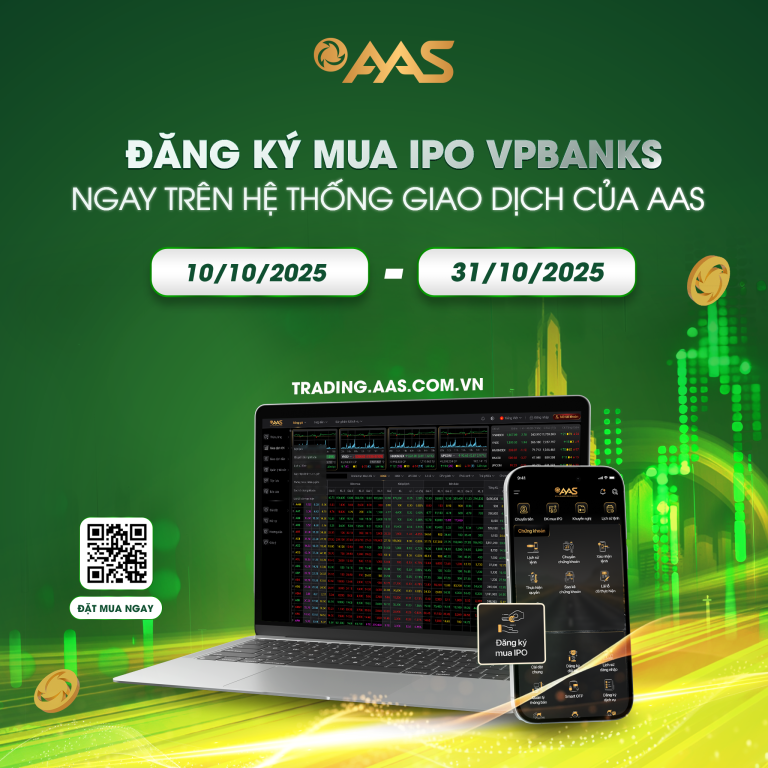 Cơ hội sở hữu sớm cổ phiếu IPO VPBankS – Đặt mua ngay trên hệ thống giao dịch của AAS