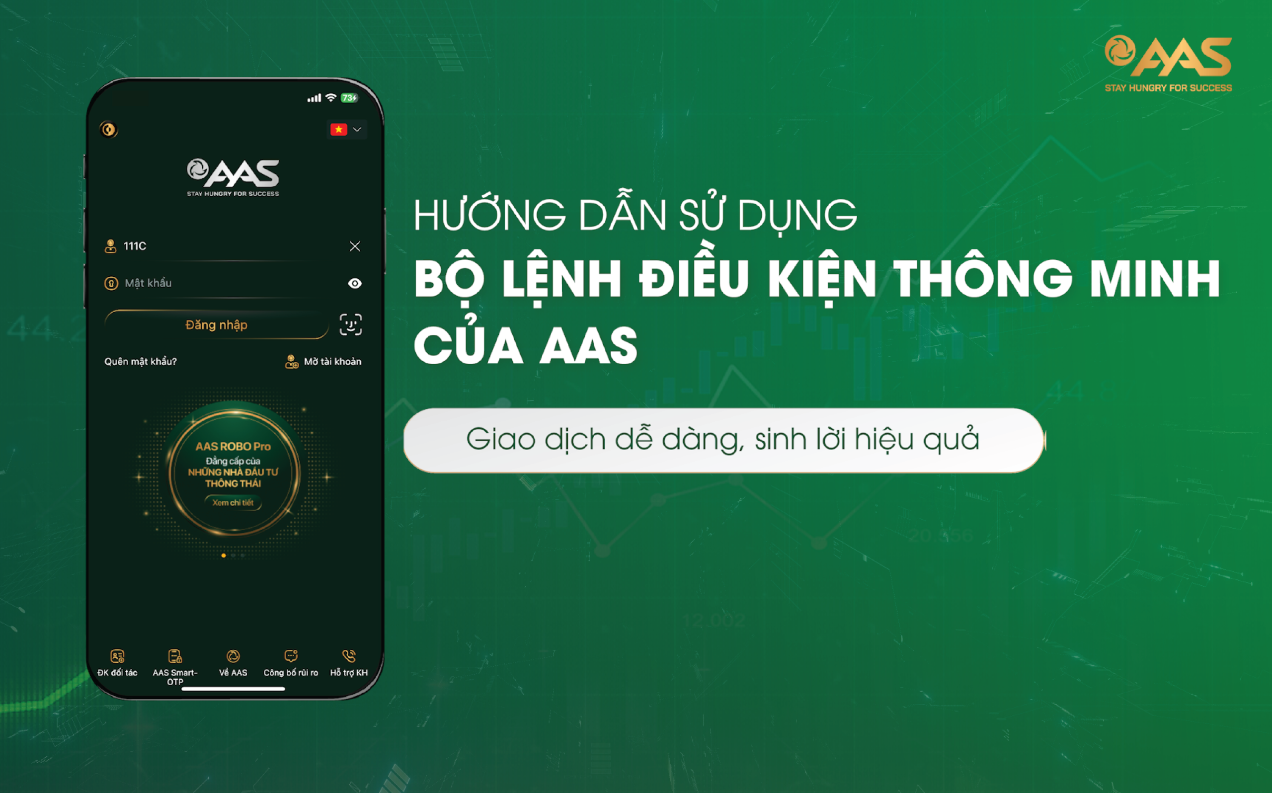 HƯỚNG DẪN SỬ DỤNG BỘ LỆNH ĐIỀU KIỆN THÔNG MINH CỦA AAS