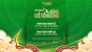 THÔNG BÁO LỊCH NGHỈ GIAO DỊCH DỊP LỄ GIỖ TỔ HÙNG VƯƠNG