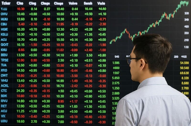 Chỉ số VN Index phản ánh tâm lý nhà đầu tư và xu hướng dòng tiền trên thị trường