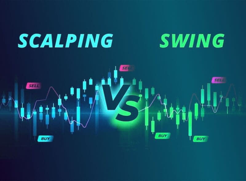 Scalping khác gì với Day Trading và Swing Trading?