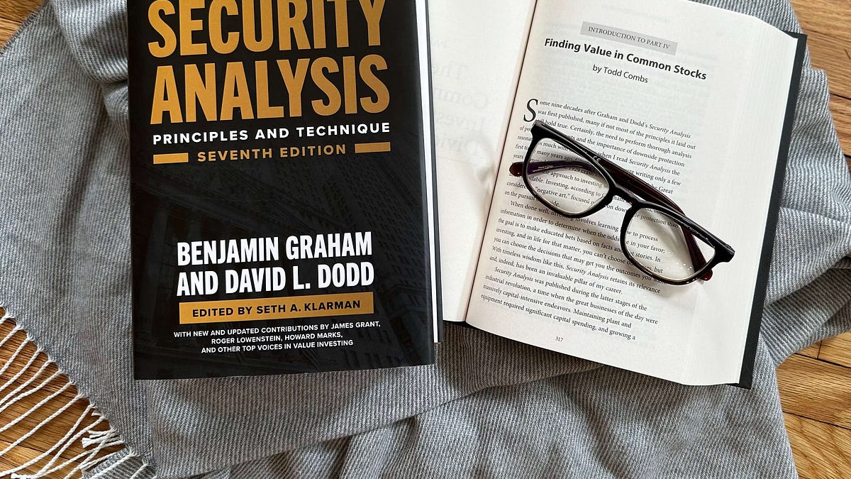 Security Analysis – Benjamin Graham David Dodd