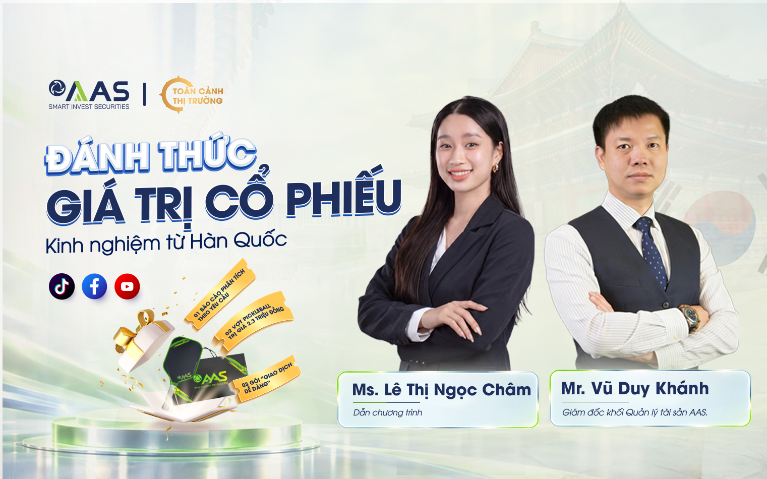 LIVESTREAM: TOÀN CẢNH THỊ TRƯỜNG | 29.10.2026 | ĐÁNH THỨC GIÁ TRỊ CỔ PHIẾU – KINH NGHIỆM TỪ HÀN QUỐC